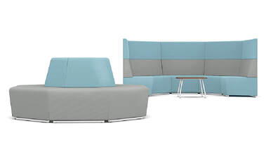 Fifteen, modular seating system designed by Jason Lansdale, furniture designer