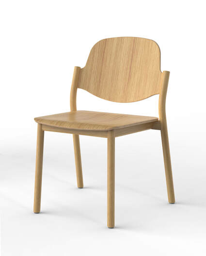 Harper chair designed by Jason Lansdale, furniture designer