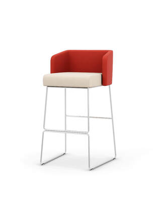 Rendezvous high stool designed by Jason Lansdale, furniture designer